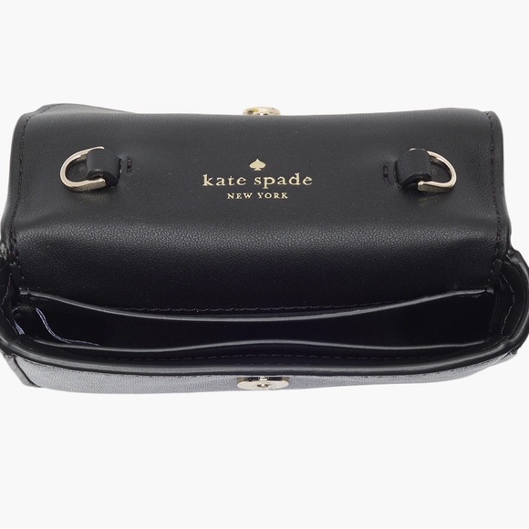 NEW Kate Spade Black Card Case Crossbody Bag - Picture 5 of 6